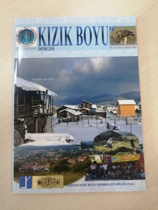 Kızık Boyu Dergisi Cilt 2 Yıl 2 Sayı 2 Kızık Boyu Dergisi Cilt 2 Yıl 2 Sayı 2